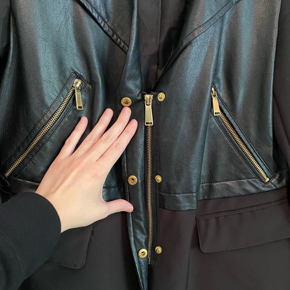 BCBGeneration Moto Raincoat - Picture 3 of 6